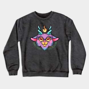 Baby Baphomet don’t panic Crewneck Sweatshirt